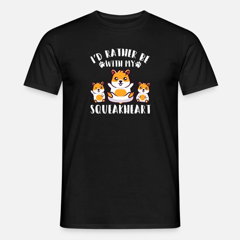 Hamster Gift Hamster Lovers - Men's T-shirt - black