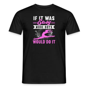 Akrobat Turner Gymnastik Turnen Tumbling - Männer T-Shirt - Schwarz - Vorne - AI Model Male 178 light (178cm)