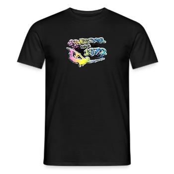 Awesome since 1972. Wakeboard Lifestyle - Männer T-Shirt - Schwarz - Vorne - AI Model Male 178 light (178cm)