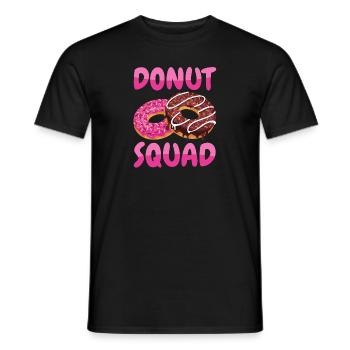 Donut Squad Donuts - Men's T-Shirt - black - Front - AI Model Male 178 light (178cm)