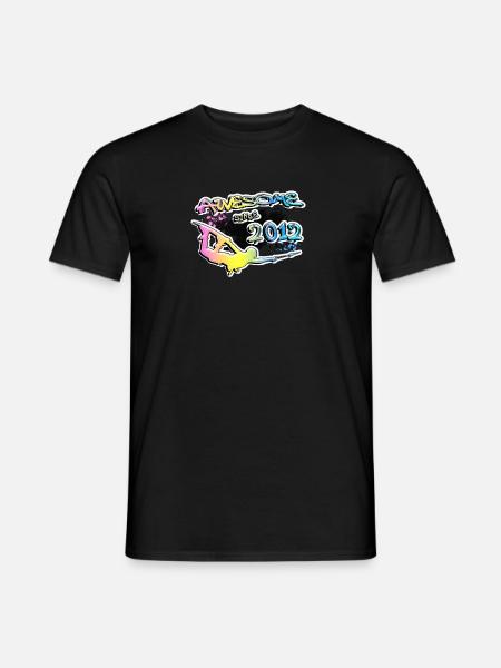 Awesome since 2012. Wakeboard Lifestyle - Men's T-Shirt - black