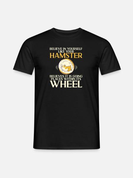 Hamster Gift Hamster Lovers - Men's T-Shirt - black