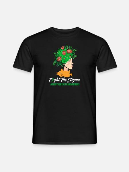 Anxiété Dépression Santé mentale - T-shirt homme - noir