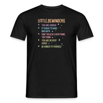 Anxiety Depression Mental Health - Men's T-Shirt - black - Front - AI Model Male 178 light (178cm)