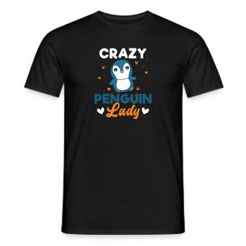 King Penguin Emperor Penguin Penguin Gift - Men's T-Shirt - black - Front - AI Model Male 178 light (178cm)