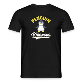 King Penguin Emperor Penguin Penguin Gift - Men's T-Shirt - black - Front - AI Model Male 178 light (178cm)