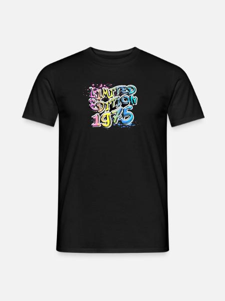 Édition limitée 1975 Graffiti - T-shirt homme - noir