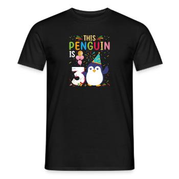 King Penguin Emperor Penguin Penguin Gift - Men's T-Shirt - black - Front - AI Model Male 178 light (178cm)