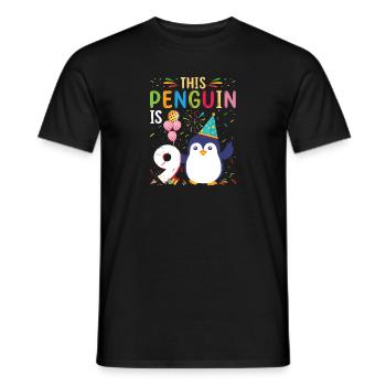 King Penguin Emperor Penguin Penguin Gift - Men's T-Shirt - black - Front - AI Model Male 178 light (178cm)