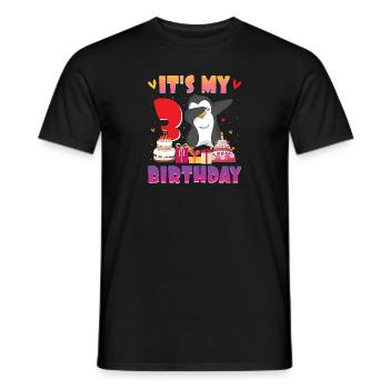 King Penguin Emperor Penguin Penguin Gift - Men's T-Shirt - black - Front - AI Model Male 178 light (178cm)
