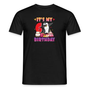 King Penguin Emperor Penguin Penguin Gift - T-shirt homme - noir - Devant - AI Model Male 178 light (178cm)