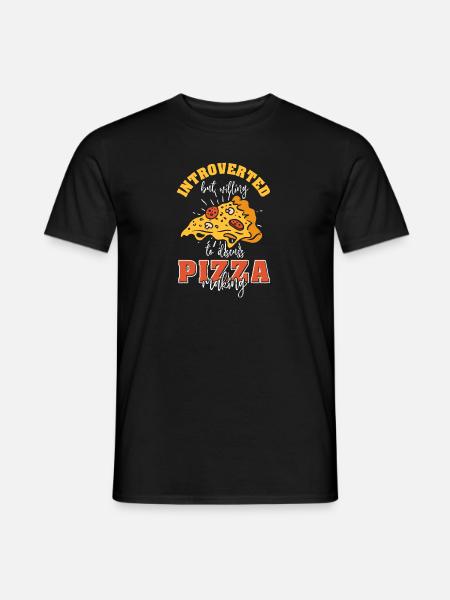 Pizzaïolo Pizza Lover Pizza Gift - T-shirt homme - noir