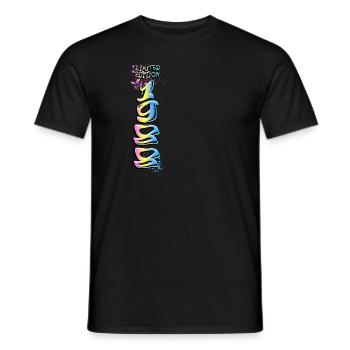Limited Edition 1988 Graffiti - Men's T-Shirt - black - Front - AI Model Male 178 light (178cm)