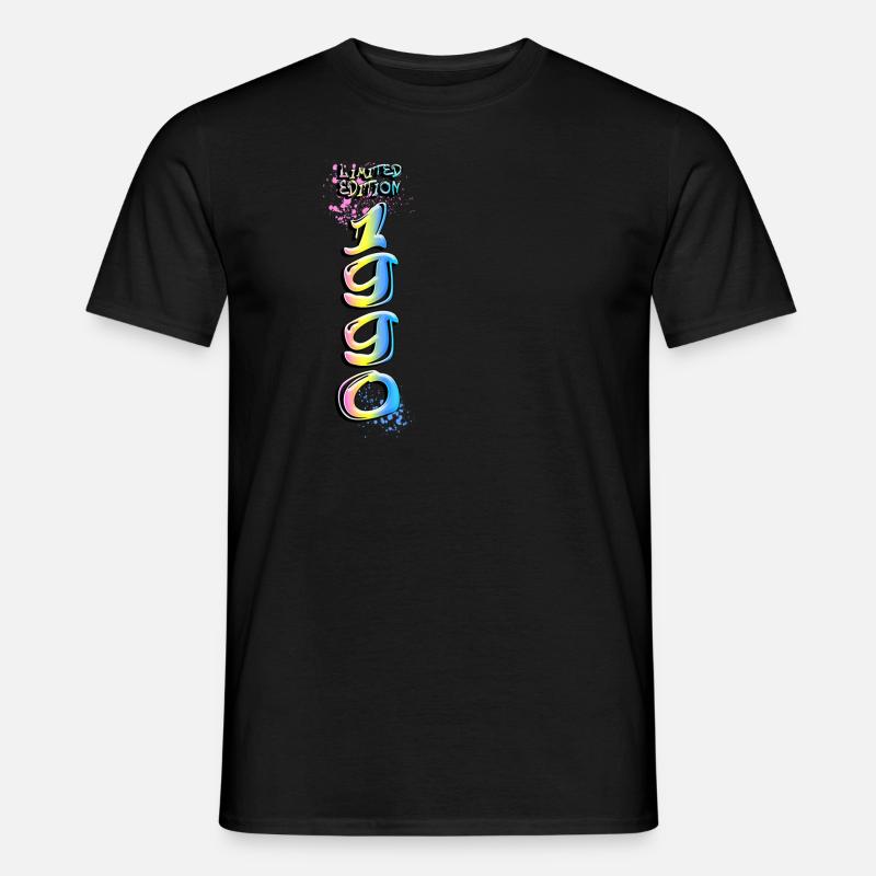 Édition limitée 1990 Graffiti - T-shirt homme - noir