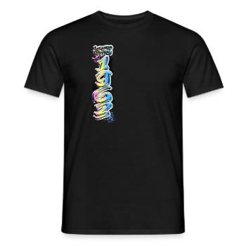 Limited Edition 1963 Graffiti - Men's T-Shirt - black - Front - AI Model Male 178 light (178cm)