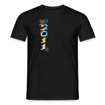 Limited Edition 2011 Graffiti - Men's T-Shirt - black - Front - AI Model Male 178 light (178cm)