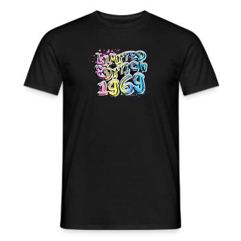 Limited Edition 1969 Graffiti - Men's T-Shirt - black - Front - AI Model Male 178 light (178cm)