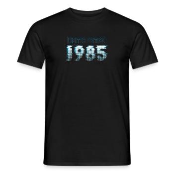 Limited Edition 1985 Graffiti - Männer T-Shirt - Schwarz - Vorne - AI Model Male 178 light (178cm)