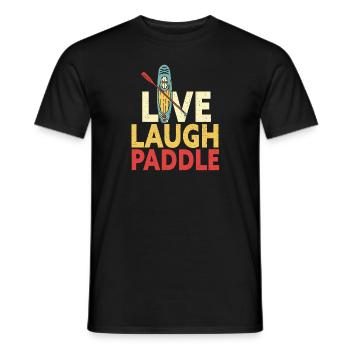 SUP Paddle Board Paddleboard - T-shirt homme - noir - Devant - AI Model Male 178 light (178cm)