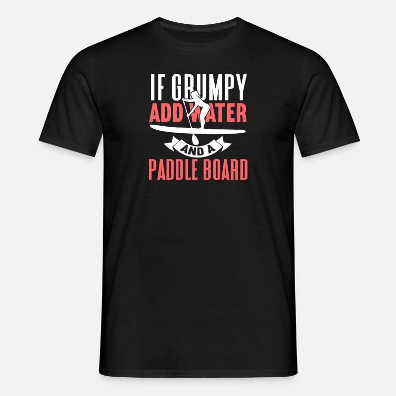 SUP Paddle Board Paddleboarding - Men's T-Shirt - black