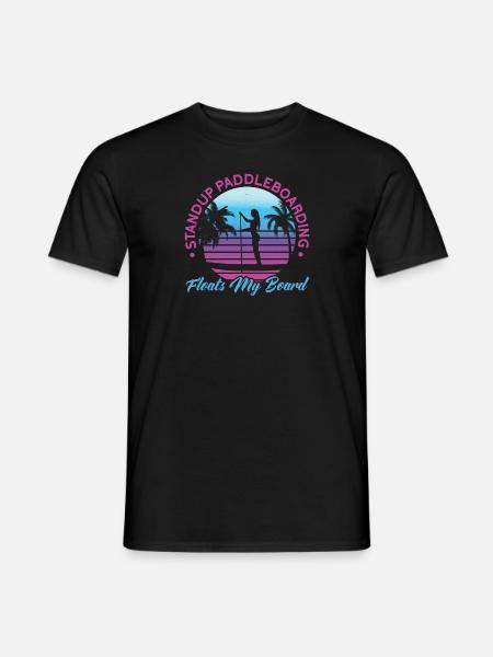 SUP Paddle Board Paddleboarding - Men's T-Shirt - black