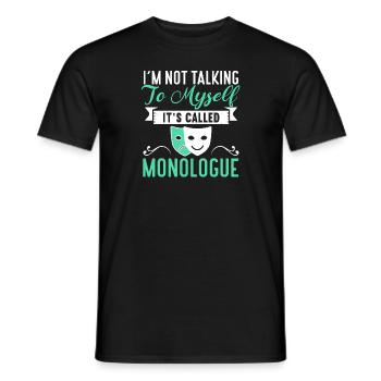 Schauspielerin Drama Broadway Musical Theater - Männer T-Shirt - Schwarz - Vorne - AI Model Male 178 light (178cm)