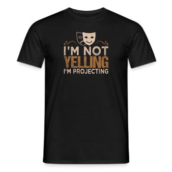 Actrice Drame Broadway Musical Theater - T-shirt homme - noir - Devant - AI Model Male 178 light (178cm)