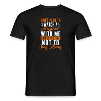 Schauspielerin Drama Broadway Musical Theater - Männer T-Shirt - Schwarz - Vorne - AI Model Male 178 light (178cm)