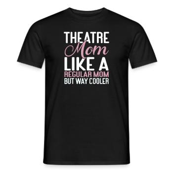 Schauspielerin Drama Broadway Musical Theater - Männer T-Shirt - Schwarz - Vorne - AI Model Male 178 light (178cm)