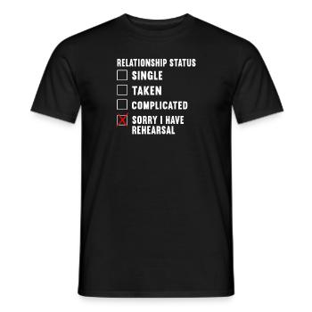 Schauspielerin Drama Broadway Musical Theater - Männer T-Shirt - Schwarz - Vorne - AI Model Male 178 light (178cm)