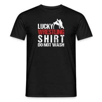 Lutte Lutte Lutteur Lutteur Cadeau de lutteur - T-shirt homme - noir - Devant - AI Model Male 178 light (178cm)