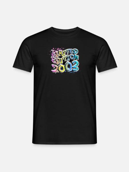 Limited Edition 2003 Graffiti - Men's T-Shirt - black