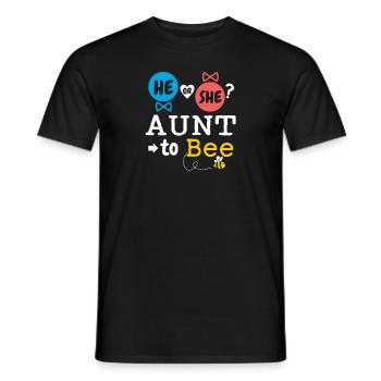 Il ou elle tante à l’abeille sexe révéler le bébé de la famille - T-shirt homme - noir - Devant - AI Model Male 178 light (178cm)