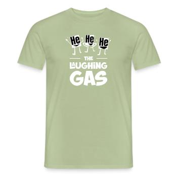 Chemist helium the laughting gas funny chemistry - Männer T-Shirt - Sage - Vorne - AI Model Male 178 light (178cm)