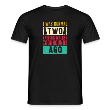Treeing Walker Coonhound - Männer T-Shirt - Schwarz - Vorne - AI Model Male 178 light (178cm)