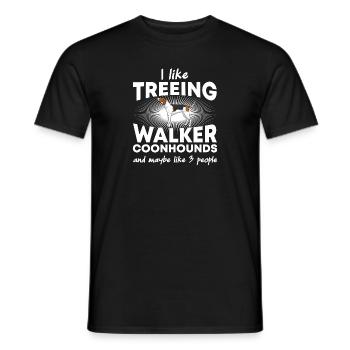 Arboriculture Walker Coonhound - T-shirt homme - noir - Devant - AI Model Male 178 light (178cm)