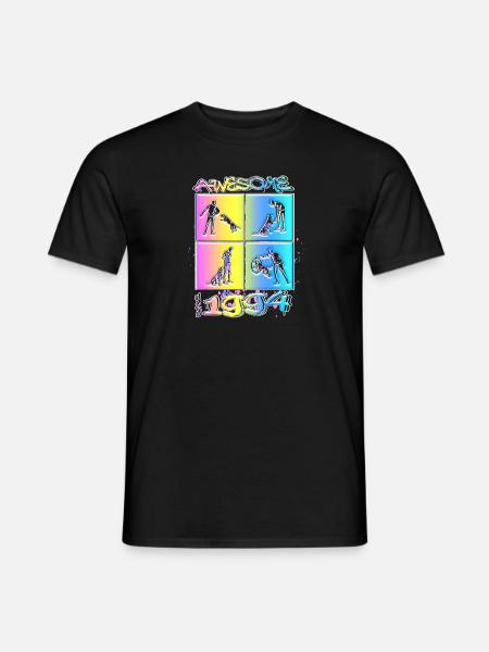 Awesome since 1994. Agility, Hundetraining - Men's T-Shirt - black