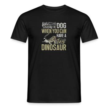 Tegu Eidechse Reptil Herpetologe - Männer T-Shirt - Schwarz - Vorne - AI Model Male 178 light (178cm)