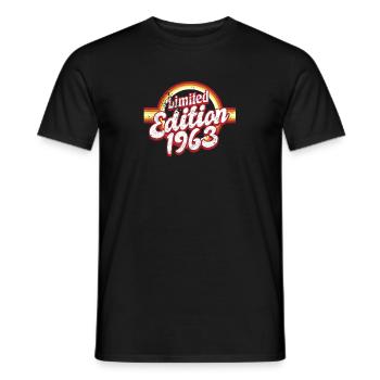 Limited Edition 1963 Vintage - Männer T-Shirt - Schwarz - Vorne - AI Model Male 178 light (178cm)