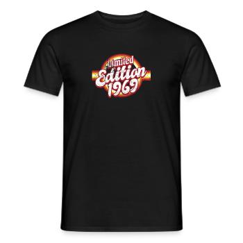 Edition Limitée 1969 Millésime - T-shirt homme - noir - Devant - AI Model Male 178 light (178cm)