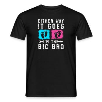 Quoi qu’il en soit, ça se passe dans la naissance du grand frère - T-shirt homme - noir - Devant - AI Model Male 178 light (178cm)