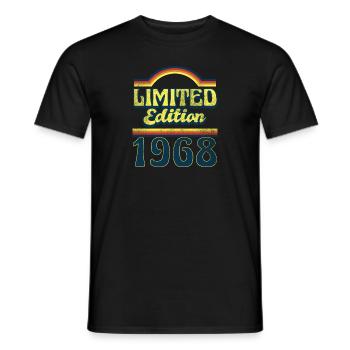 Edition Limitée 1968 Millésime - T-shirt homme - noir - Devant - AI Model Male 178 light (178cm)