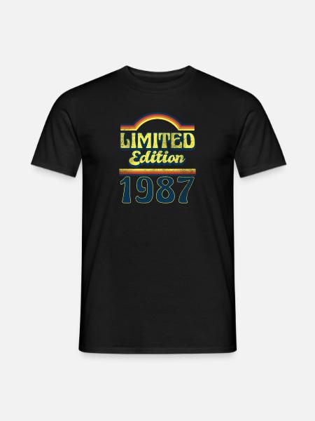 Edition Limitée Millésime 1987 - T-shirt homme - noir