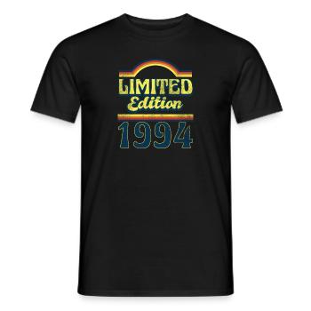 Limited Edition 1994 Vintage - Men's T-Shirt - black - Front - AI Model Male 178 light (178cm)