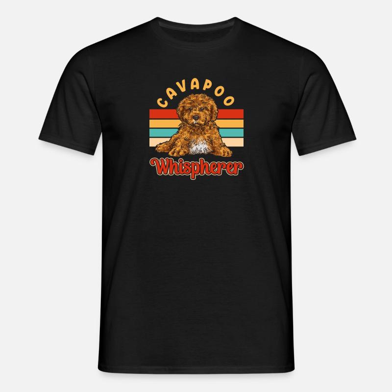 Cavapoo Cavoodle Capoodle Chien - T-shirt Homme - noir