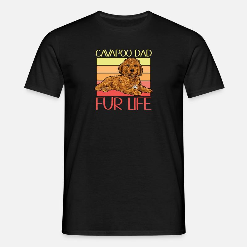 Cavapoo Cavoodle Capoodle Hund - T-shirt til herrer - sort