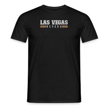 Las Vegas Nevada Desert City Party Gambling Trip - Men's T-Shirt - black - Front - AI Model Male 178 light (178cm)