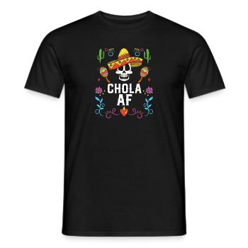 Chola AF Mexican American Pride Amérique latine - T-shirt homme - noir - Devant - AI Model Male 178 light (178cm)