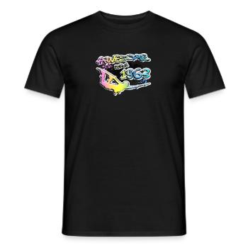 Awesome since 1963. Wakeboard Lifestyle Vintage - Männer T-Shirt - Schwarz - Vorne - AI Model Male 178 light (178cm)