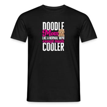 Goldendoodle Doodle Hund - Männer T-Shirt - Schwarz - Vorne - AI Model Male 178 light (178cm)